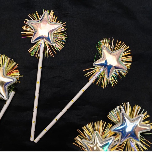[91126] Pajita estrella con flecos 2 piezas