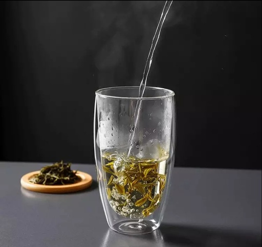 [91633] Vaso de vidrio doble cristal 450ml