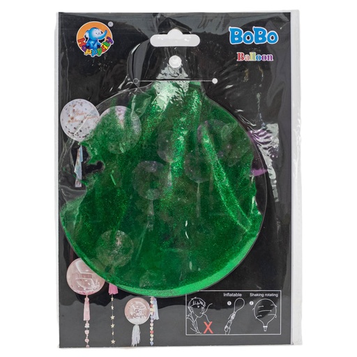 [90349] Globo con purpurina 1 piezas