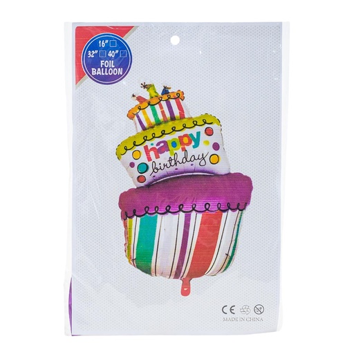 [03507] Globo metalizado forma torta