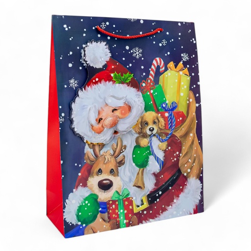 [92406] Bolsa de regalo navideño 3D 31*40*12cm