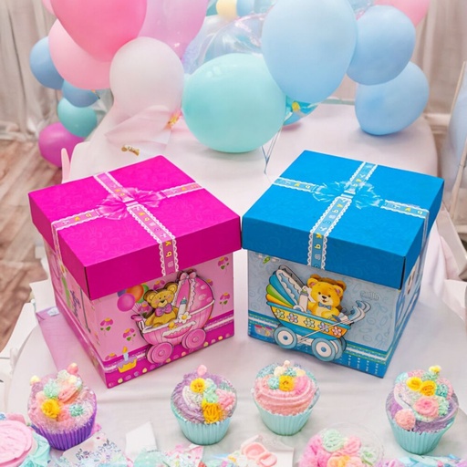 [40432-B] Caja para baby showers 21*21*21cm
