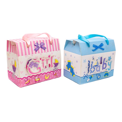 [50186] Caja de cartón con diseño de bebe