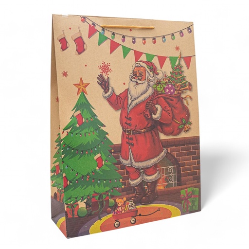 [81166] Bolsa de regalo cartón navideño 38*50cm