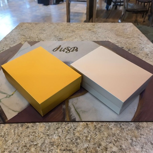 [91919] Caja 30*23*9cm plateado/dorado 12 piezas