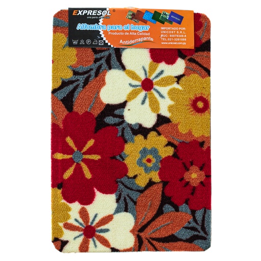 [88920] Alfombra con diseños de flor EXPRESOL 38*58Cm