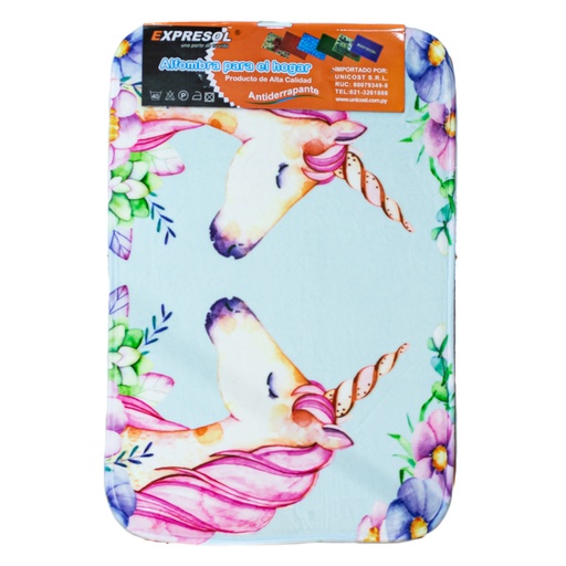 [88925] Alfombra con diseños unicornio 40*60cm