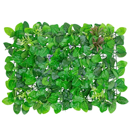 [91143] Alfombra de hojas con flor 40*60cm