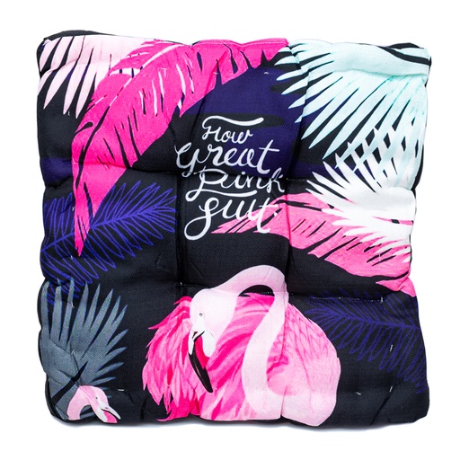[80680] Almohada con diseño flamenco EXPRESOL 42*42cm