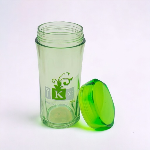 [80843] Vaso de plástico con tapa 300ml