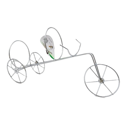 [90926] Porta vino de metal forma bicicleta