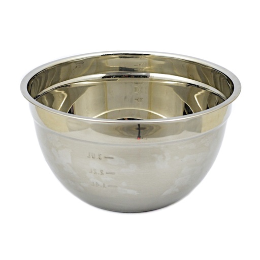 [91400] Bol inox hondo con medidor 26cm