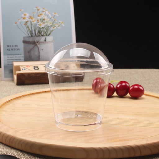 [91741] Vaso Mousse con Tapa 25PC