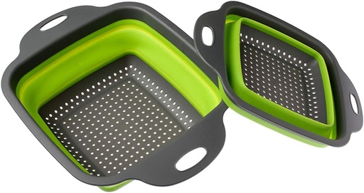 [92018] Colador plegable cuadrado de silicona 25*18CM