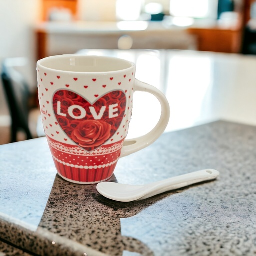 [92439] Taza mas cucharita love 360ml