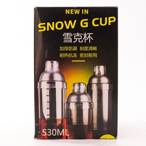 [91156] Coctelera de plástico para tragos 500ml
