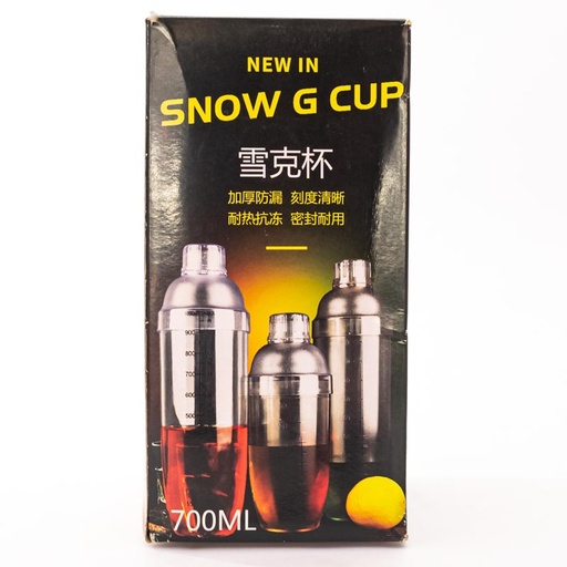 [91157] Coctelera de plástico para tragos 700ml