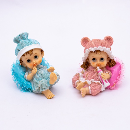 [50233] Chiche bebe sentado con almohada 10cm 1pc