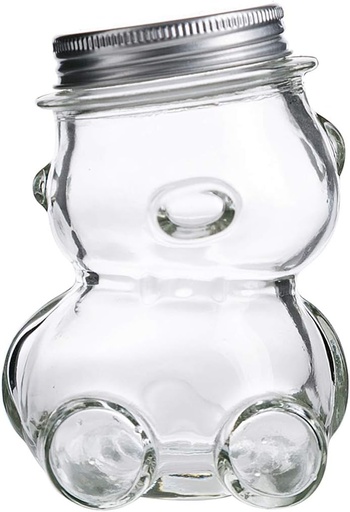 [72378] Frasco de vidrio forma oso 8cm