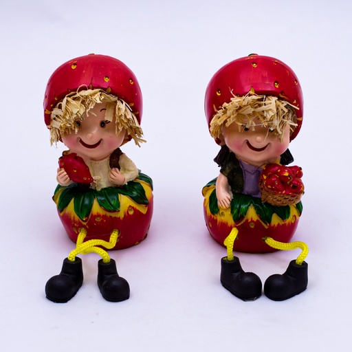 [91374] Chiche muñeca forma fruta 2pcs