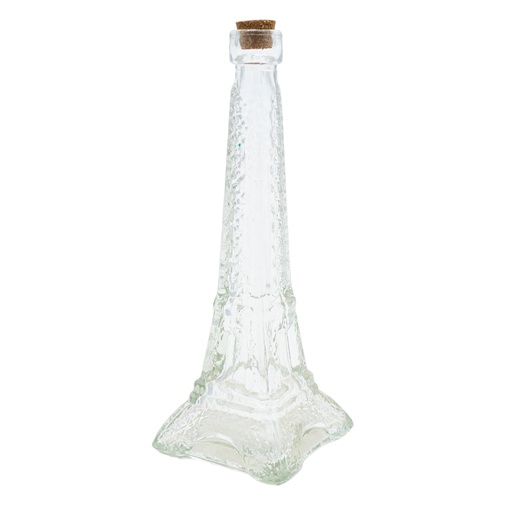 [60343] Botella de vidrio torre Eiffel para souvenirs 15.5*6cm