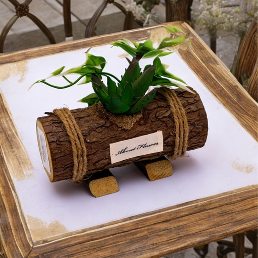 [80915] Plantera diseño de tronco con flores