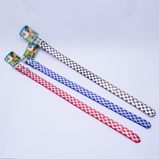 [40558] Collar de perro cuerina colorido 49cm