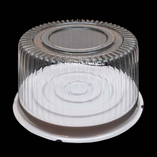 [91483] Bandeja de plástico 21.5*11cm redondo 5 piezas