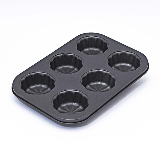 [60942] Bandeja de metal 6 moldes