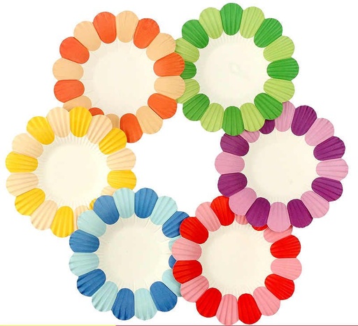 [61022] Pirotines forma de flor 6pc