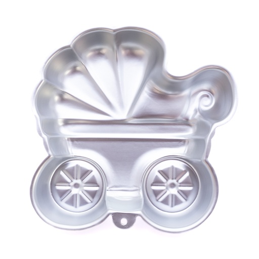 [91261] Molde de aluminio diseño carrito