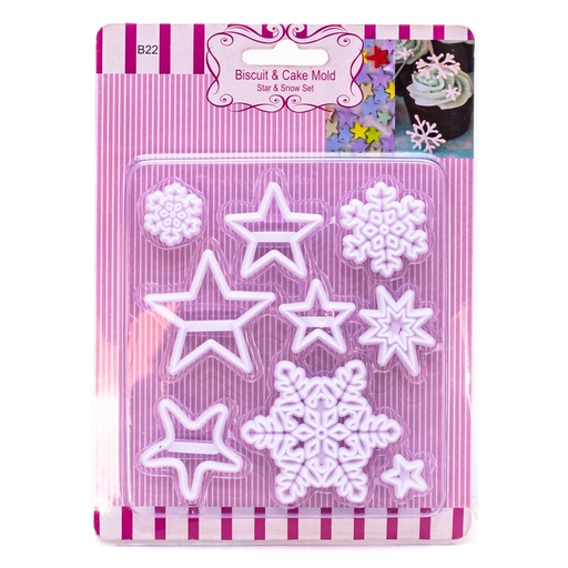 [91268] Molde para galletas 9pc