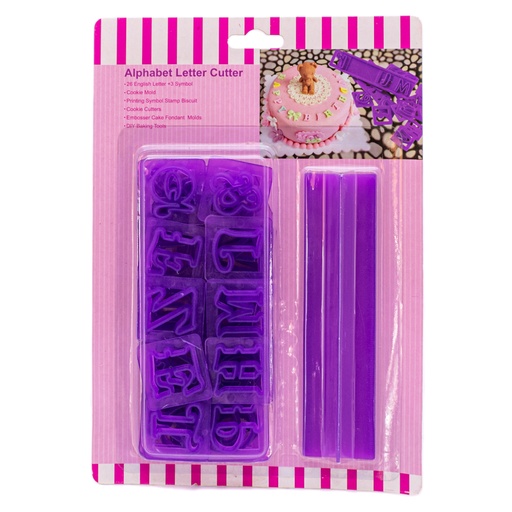 [91270] Molde de letras para galletas