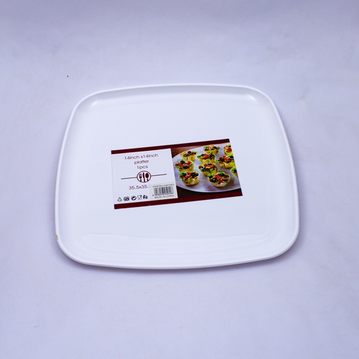 [91420] Bandeja de plastico cuadrado 35.5*35.5cm