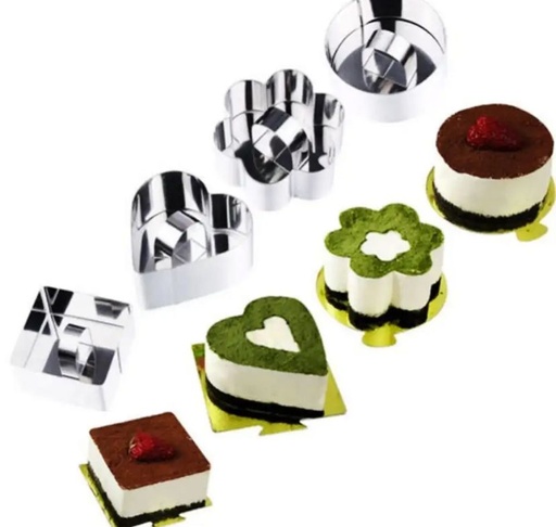 [91677] Molde para mousse de metal cuadrado