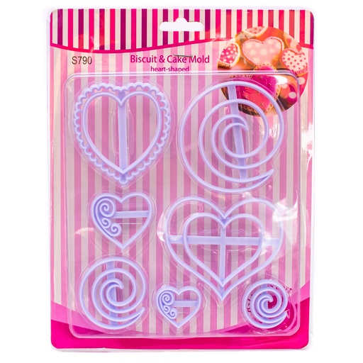 [91877] Molde para galletas 7pc