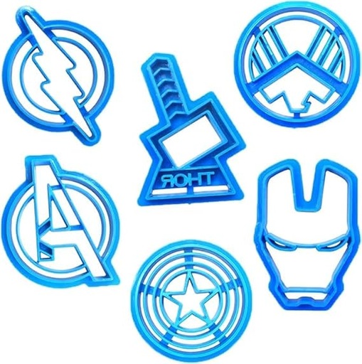 [92137] Molde avengers 6 piezas