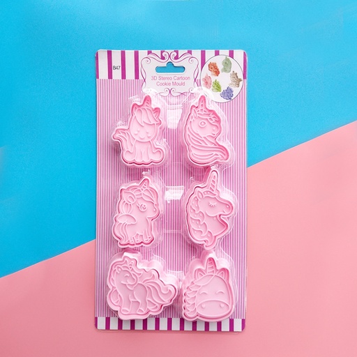 [92140] Molde de Unicornio 6PC
