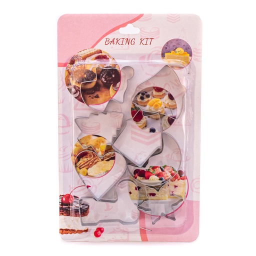 [60572] Molde para galletitas 8pc