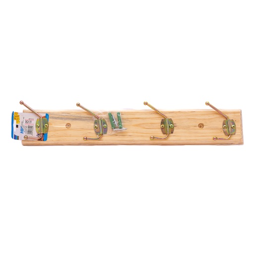 [61458] Gancho de madera 4 cabezas movible