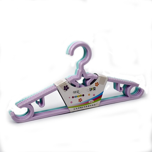 [111044] Percha de plastico 39cm 5PC