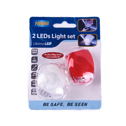 [50110] Linterna LED de silicona para bici