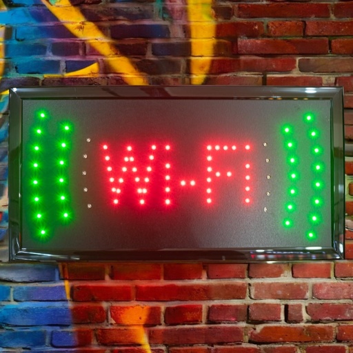 [61187] Cartel electrónico WIFI 48*25cm