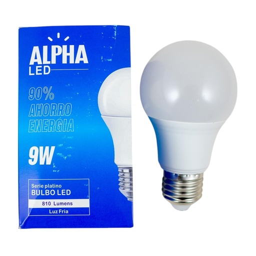 [99002] Foco LED 9w blanco ALPHA