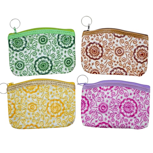 [50129] Monedero floreado 14cm