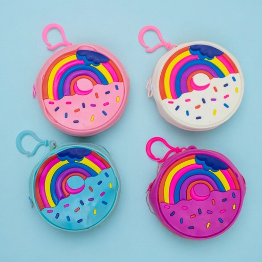 [90735] Llavero monedero arcoiris