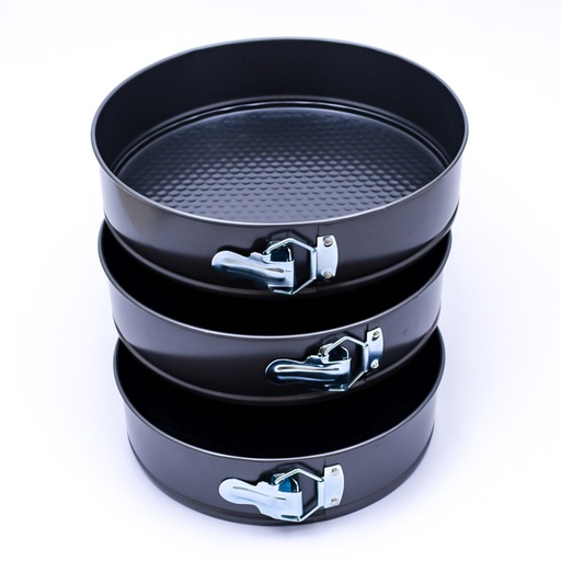 [60570] Bandeja de metal para torta 3pc