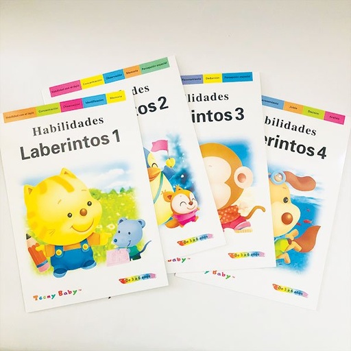 [91745] Cuaderno para pintar LABERINTOS 1,2,3,4
