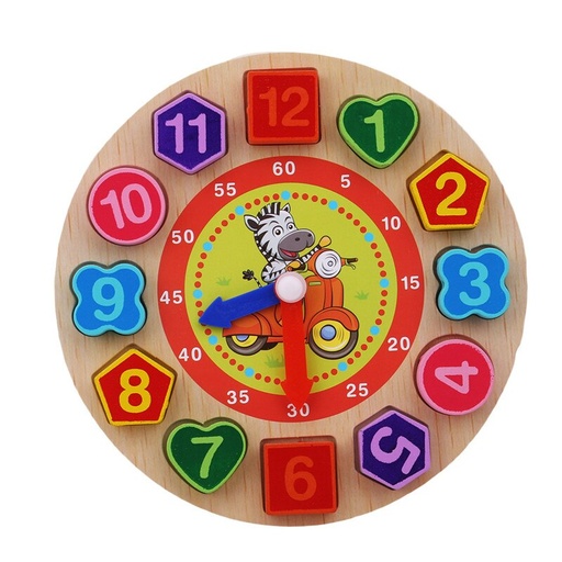 [62085] Rompecabezas Reloj Madera 18*18