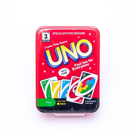 [90559] Carta UNO en caja de metal